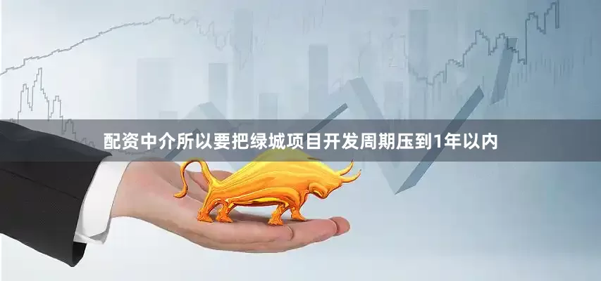 配资中介所以要把绿城项目开发周期压到1年以内